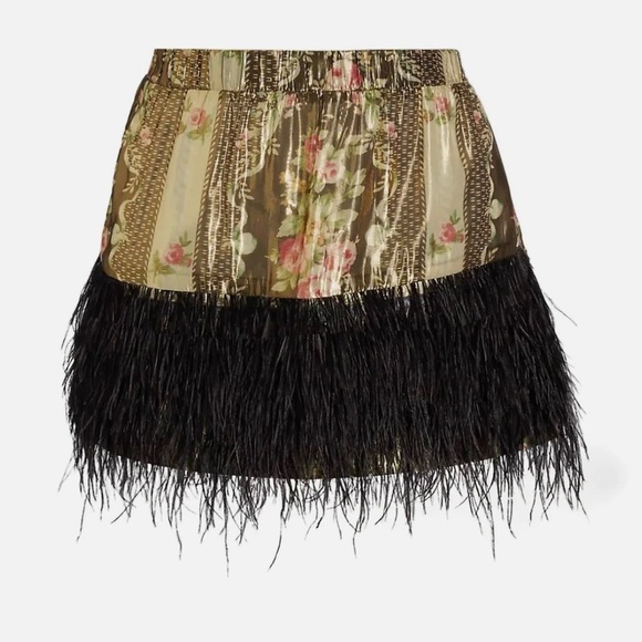 LoveShackFancy feather skirt - Picture 2 of 8